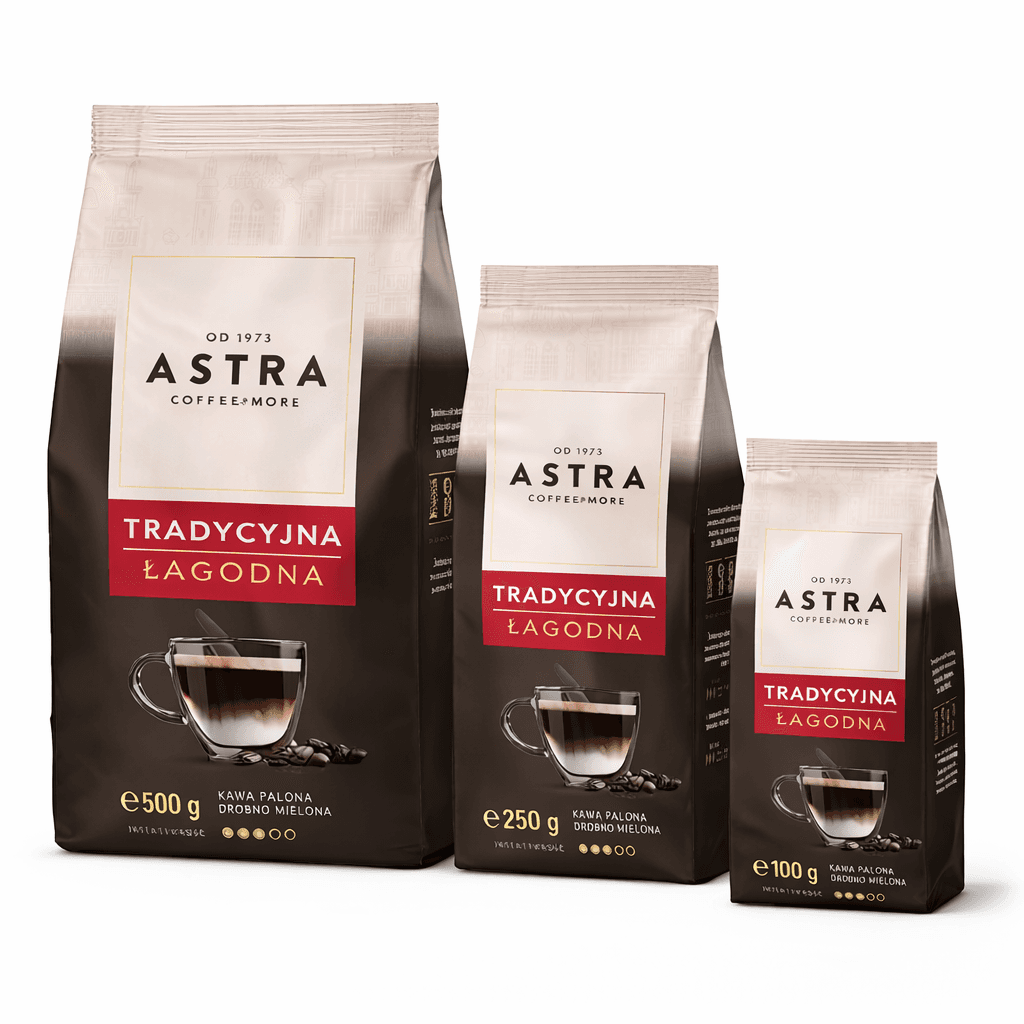 Kawa Astra mielona łagodna, tradycyjna